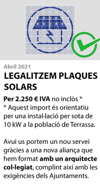 Legalización instalación solar